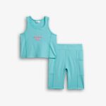 Παιδικό σετ κολάν ποδηλατικό κορίτσι βεραμάν FUNKY 126-527107-1