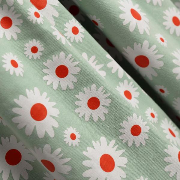 Παιδικό καλοκαιρινό φόρεμα μακό φλοράλ φιστικί FUNKY 126-528108-1