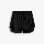 Παιδικό σορτς καλοκαιρινό για κορίτσι μαύρο FUNKY 126-532110-2