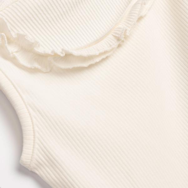 Παιδική μπλούζα ριπ αμάνικη κορίτσι εκρού FUNKY 126-705143-1