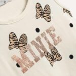 Παιδικό καλοκαιρινό σετ μακό κορίτσι εκρού-ανθρακί FUNKY 126-724120-1