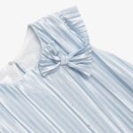 Παιδικό φόρεμα αμάνικο πλισέ γαλάζιο FUNKY 126-729120-1 - Image 2