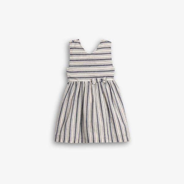 Παιδικό καλοκαιρινό φόρεμα ριγέ μπλε FUNKY 126-729138-1