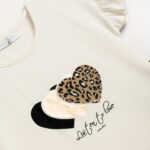 Παιδικό καλοκαιρινό σετ μακό κορίτσι εκρού-λεοπάρ FUNKY 126-739105-2 - Image 2