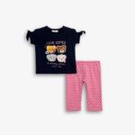 Παιδικό καλοκαιρινό σετ μακό κορίτσι μπλε-ροζ FUNKY 126-739115-2