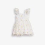 Βρεφικό καλοκαιρινό φόρεμα λευκό FUNKY 126-929105-1