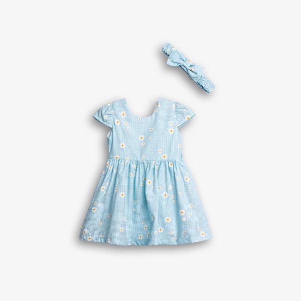 Βρεφικό καλοκαιρινό φόρεμα γαλάζιο FUNKY 126-929113-1