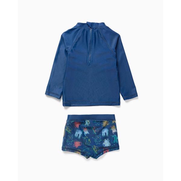 Βρεφικό μαγιό μπλούζα-σορτς UPF40 αγόρι μπλε ZIPPY ZBBAP0701_26002