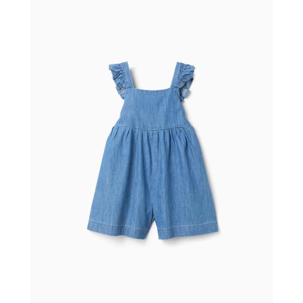 Βρεφική σαλοπέτα καλοκαιρινή τζιν κορίτσι μπλε Zippy ZBGAP0502_26006