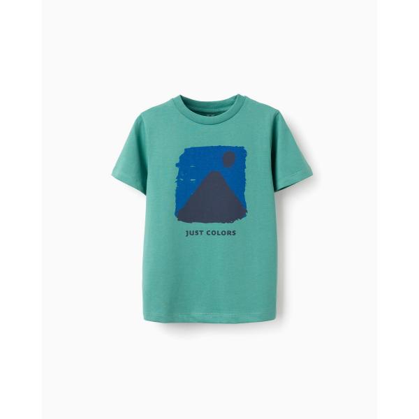 Παιδική μπλούζα μακό κοντομάνικη αγόρι πράσινη ZIPPY ZKBAP0303_26016