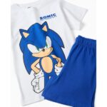 Παιδικό σετ μακό καλοκαιρινό Sonic αγόρι λευκό-μπλε ZIPPY ZKBUN0101_26004