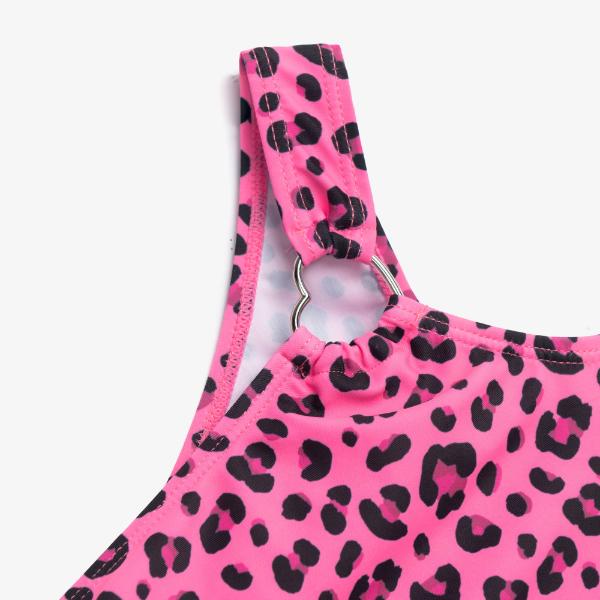 Παιδικό μαγιό μπικίνι για κορίτσι ροζ animal Funky 126-0503-1