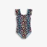 Παιδικό μαγιό ολόσωμο για κορίτσι animal print Funky 126-0508-1