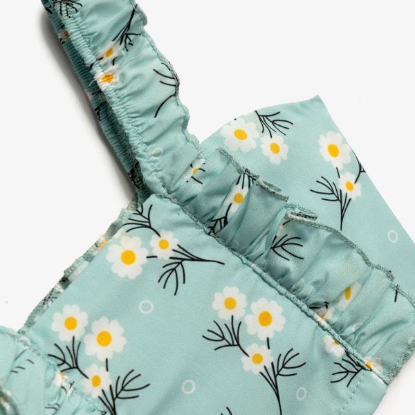 Παιδικό καλοκαιρινό σετ υφασμάτινο κορίτσι τιρκουάζ FUNKY 126-725119-1