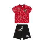 Παιδικό σετ μακό καλοκαιρινό αγόρι κόκκινο-μαύρο Spiderman Sprint 261-1000-400
