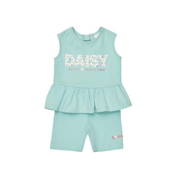 Παιδικό σετ μακό καλοκαιρινό μπλούζα-κολάν ποδηλατικό κορίτσι aqua SPRINT 261-2042-313