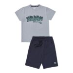 Παιδικό σετ καλοκαιρινό βερμούδα αγόρι γκρι-ανθρακί Sprint 261-3034-160