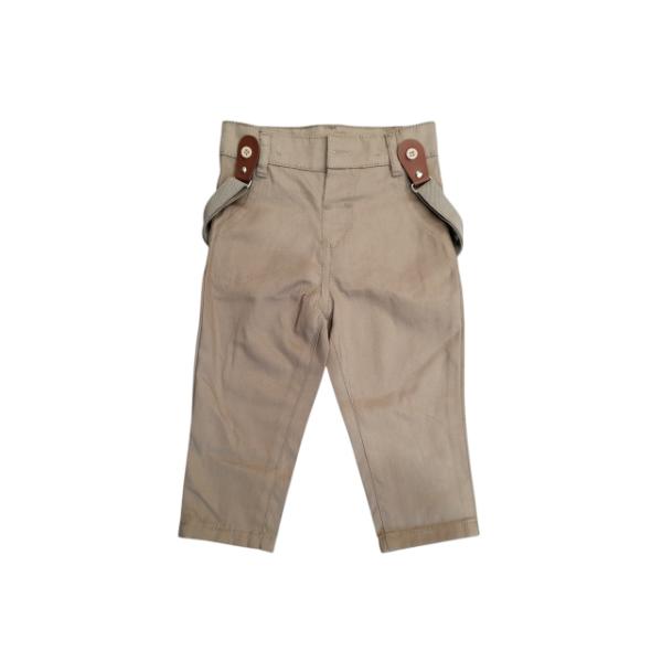 Βρεφικό σετ πουκάμισο-παντελόνι αγόρι μπλε-μπεζ 2700