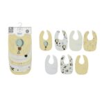 Σαλιάρες σετ 7τμχ. με velcro και αδιάβροχη επένδυση Baloon Yellow Dimcol 31300702008 - Image 2