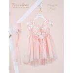 Piccolino Βαπτιστικό Φόρεμα για Κορίτσι DR25S158.PINK Filomena Pink