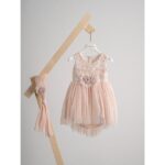 Piccolino Βαπτιστικό Φόρεμα για Κορίτσι DR25S162.PEACH Ursulla Peach