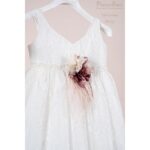 Piccolino Βαπτιστικό Φόρεμα για Κορίτσι  DR26S181.IVORY Valentina Ivory - Image 2