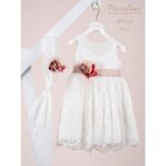 Piccolino Βαπτιστικό Φόρεμα για Κορίτσι DR26S183.IVORY Alessia Ivory