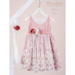 Piccolino Βαπτιστικό Φόρεμα για Κορίτσι DR26S183.ROSE Alessia Rose