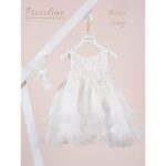 Piccolino Βαπτιστικό Φόρεμα για Κορίτσι DR26S189.IVORY Renee Ivory