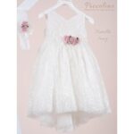 Piccolino Βαπτιστικό Φόρεμα για Κορίτσι DR26S190.IVORY Fiorella Ivory - Image 2