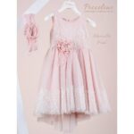 Piccolino Βαπτιστικό Φόρεμα για Κορίτσι DR26S191.PINK Marcella Pink