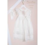 Piccolino Βαπτιστικό Φόρεμα για Κορίτσι DR26S193.IVORY Catalina Ivory