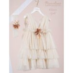 Piccolino Βαπτιστικό Φόρεμα για Κορίτσι DR26S194.GOLD Eleanor Gold