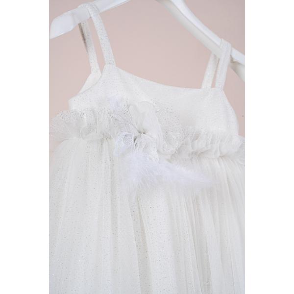Piccolino Βαπτιστικό Φόρεμα για Κορίτσι DR26S195.IVORY Phillipa Ivory