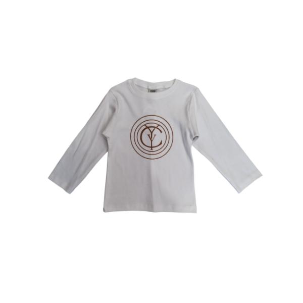 Παιδικό σετ 3τμχ μπλούζα-παντελόνι-πουκάμισο αγόρι εκρού-μαύρο-μπεζ M6102