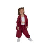 Παιδικό σετ καλοκαιρινό με ζακέτα για κορίτσι dusty rose Minimo ML36000-00649