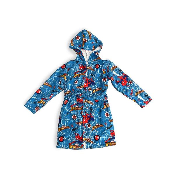 Μπουρνούζι για αγόρι γαλάζιο 100% Microfiber Spiderman Disney SPI23-2632