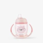 Kikka Boo Κύπελλο Με Στόμιο Σιλικόνης 200ml Happy Face Pink 31302030070