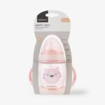Kikka Boo Κύπελλο Με Στόμιο Σιλικόνης 200ml Happy Face Pink 31302030070