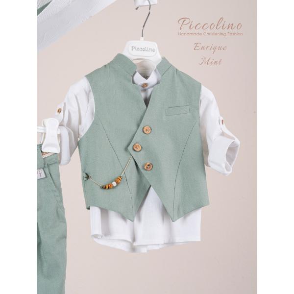 Piccolino κοστούμι για αγόρι AG25S80.MINT Enrique Mint