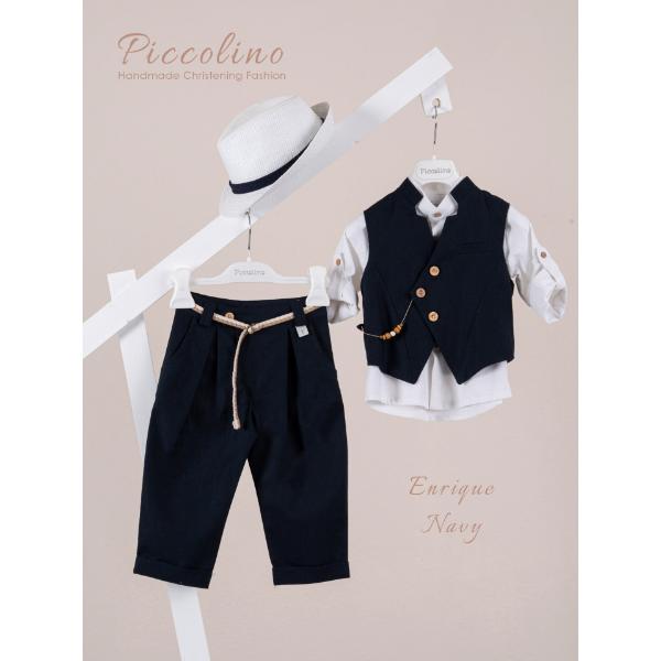 Piccolino κοστούμι για αγόρι AG25S80.NAVY Enrique Navy