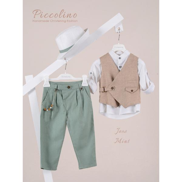 Piccolino κοστούμι για αγόρι AG25S85.MINT Jose Mint