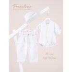 Piccolino κοστούμι για αγόρι AG26S101.WHITE Hector White