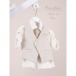 Piccolino κοστούμι για αγόρι AG26S104.BEIGE Andre-26 Beige