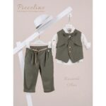 Piccolino κοστούμι για αγόρι AG26S90.OLIVE Riccardo Olive