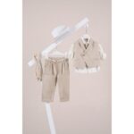 Piccolino κοστούμι για αγόρι AG26S91.BEIGE Enzo Beige