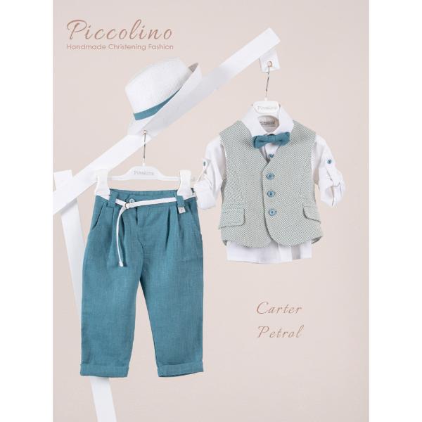 Piccolino κοστούμι για αγόρι AG26S93.PETROL Carter Petrol