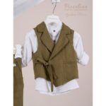 Piccolino κοστούμι για αγόρι AG26S94.GOLDEN Fabio Golden Olive