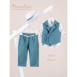 Piccolino κοστούμι για αγόρι AG26S94.PETROL Fabio Petrol