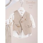 Piccolino κοστούμι για αγόρι AG26S95.BEIGE Emilio Beige - Image 2